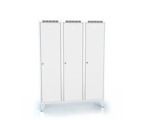 Cloakroom locker reduced height ALSIN with feet 1620 x 1200 x 500